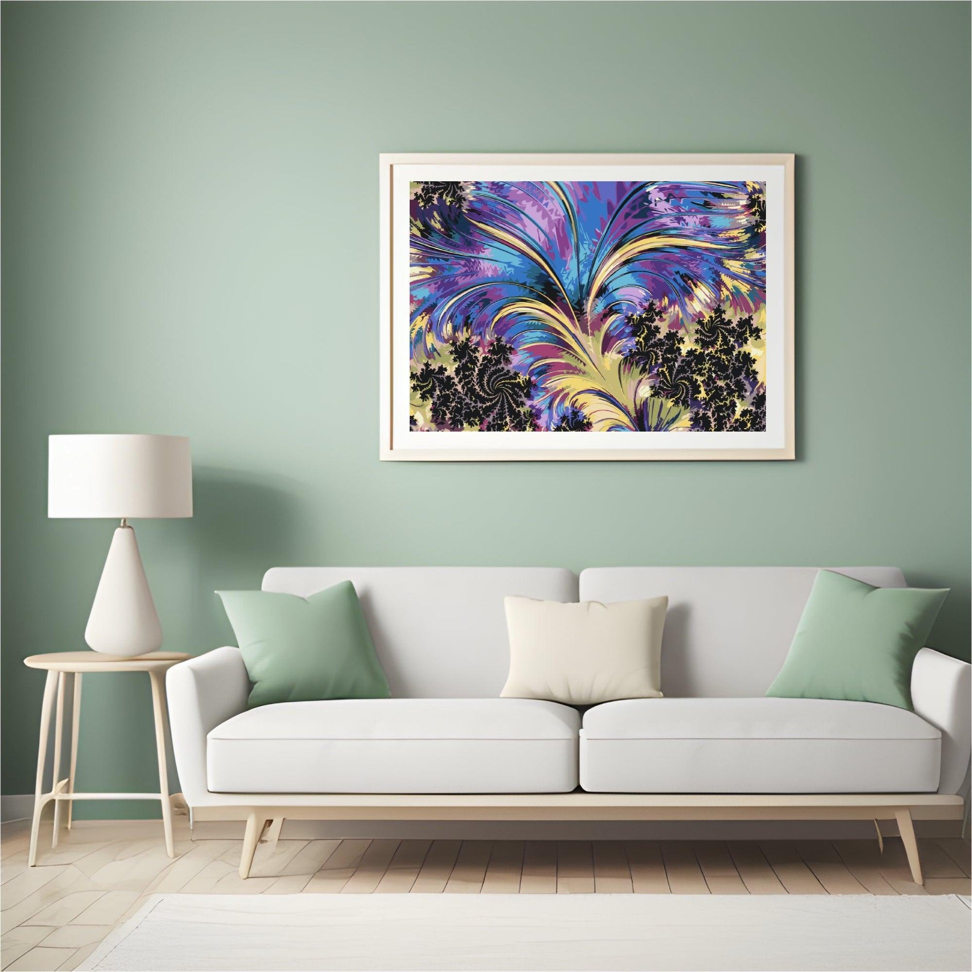 Diamond Painting -  Fractale veren - SEOS Shop ®
