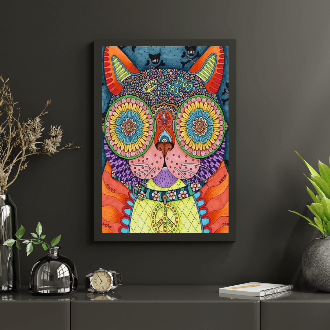 Diamond Painting - Funky Coole Kat - SEOS Shop ®