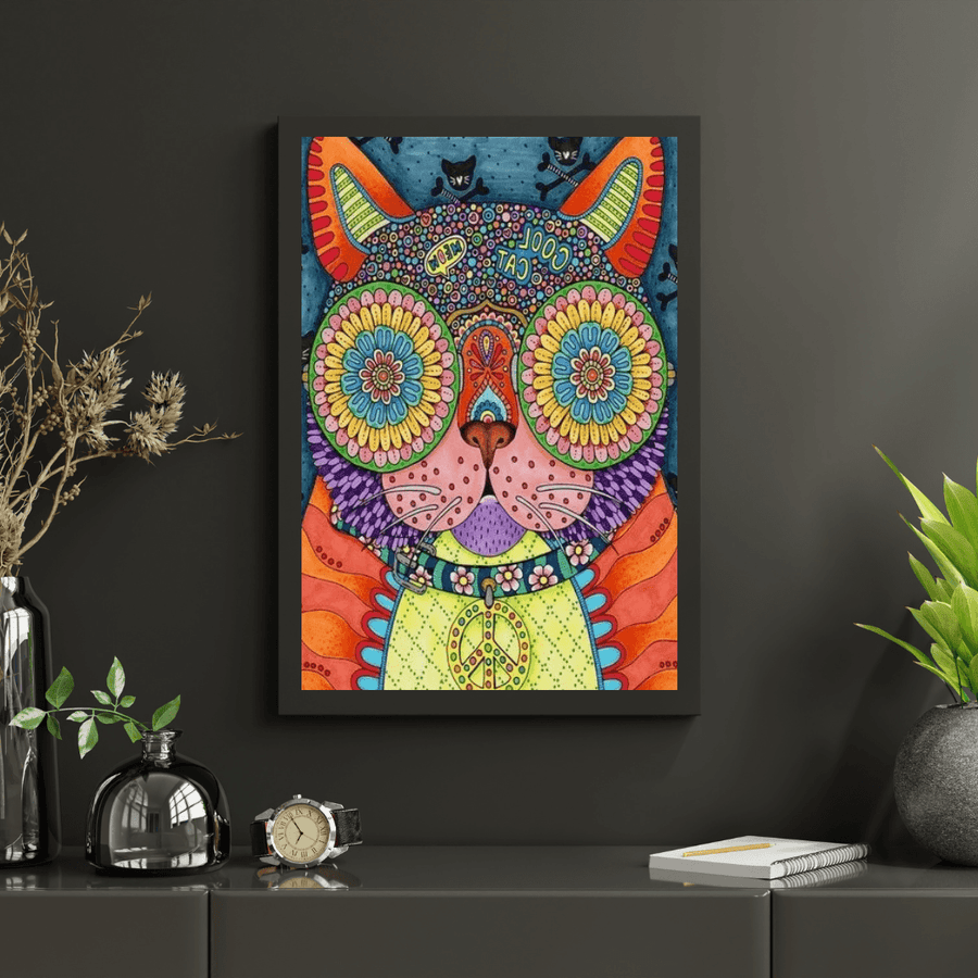 Diamond Painting - Funky Coole Kat - SEOS Shop ®