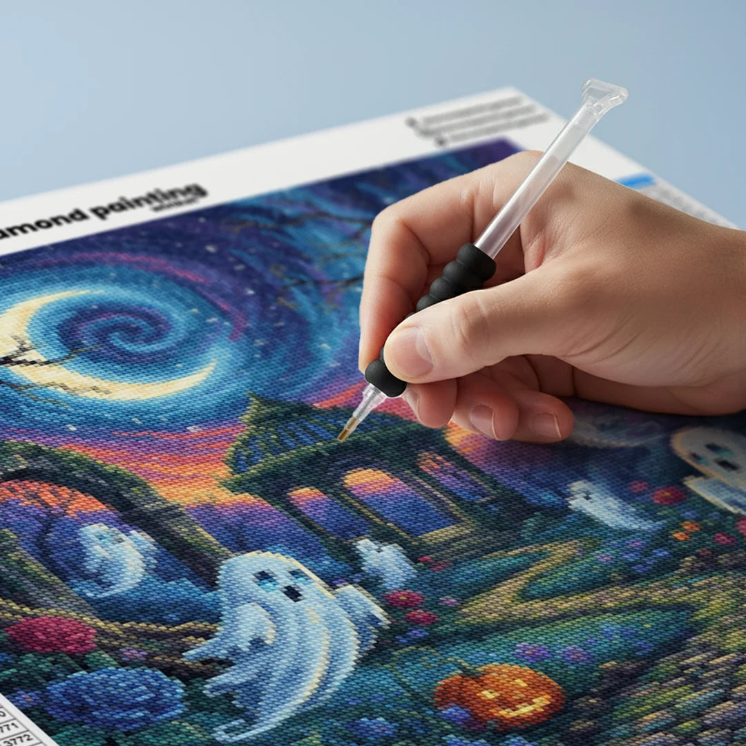 Diamond Painting - Geesten in de tuin