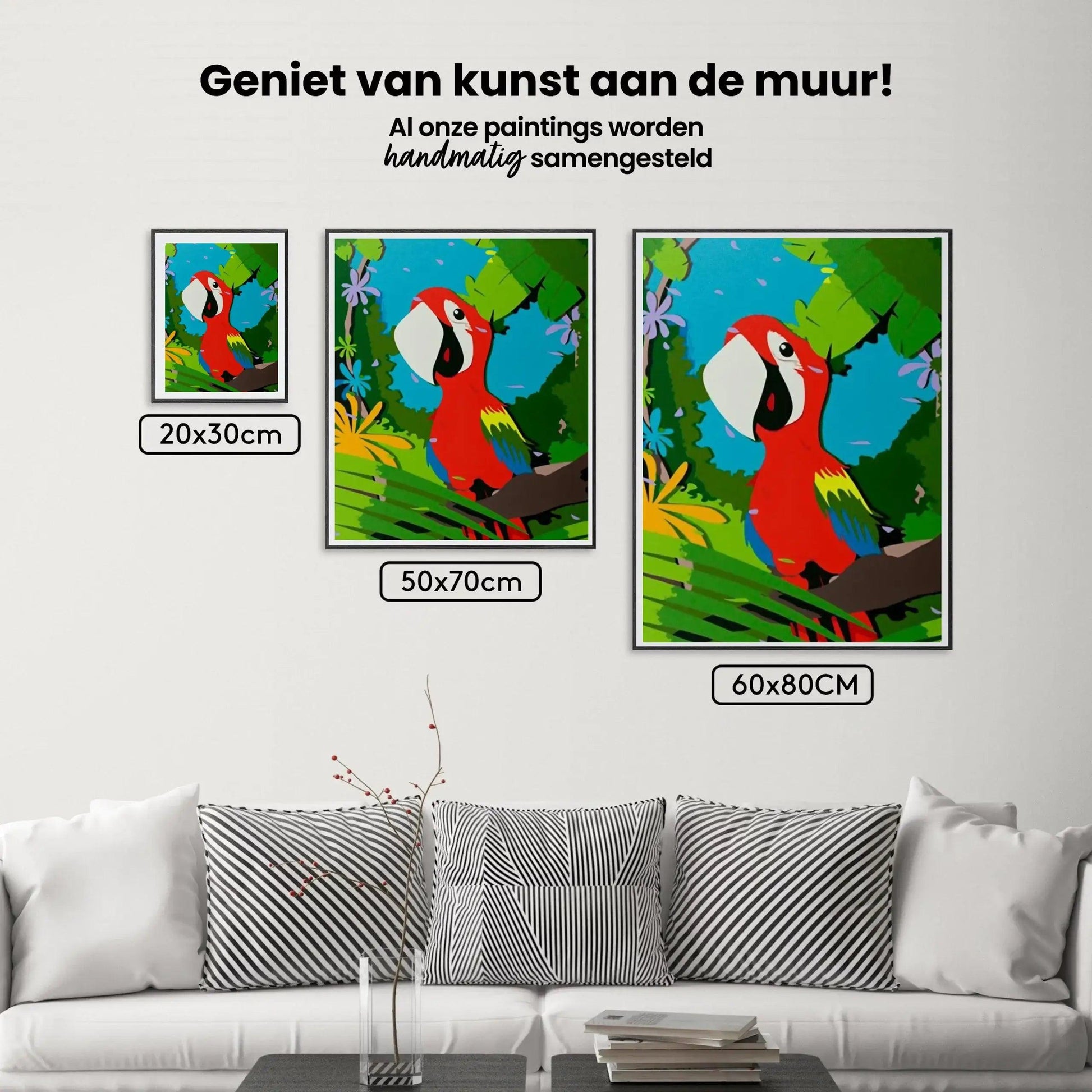 Diamond Painting - Gelukkige Papegaai - SEOS Shop ®