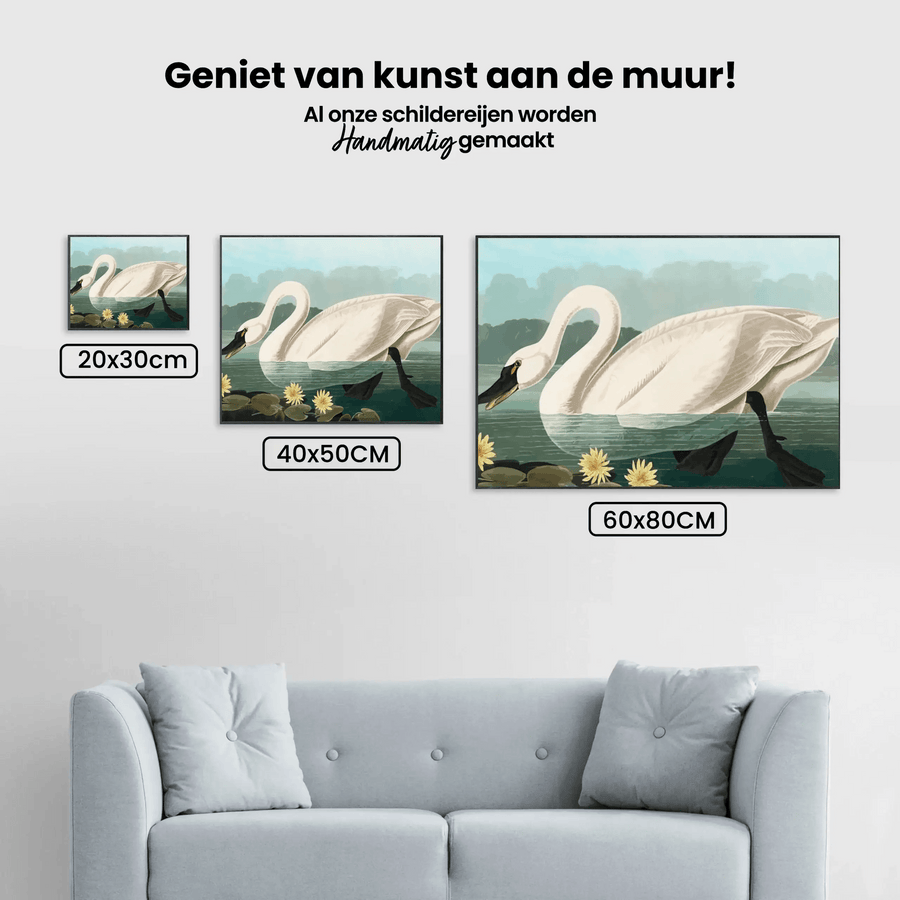 Diamond Painting - Gemeenschappelijke Amerikaanse Zwaan