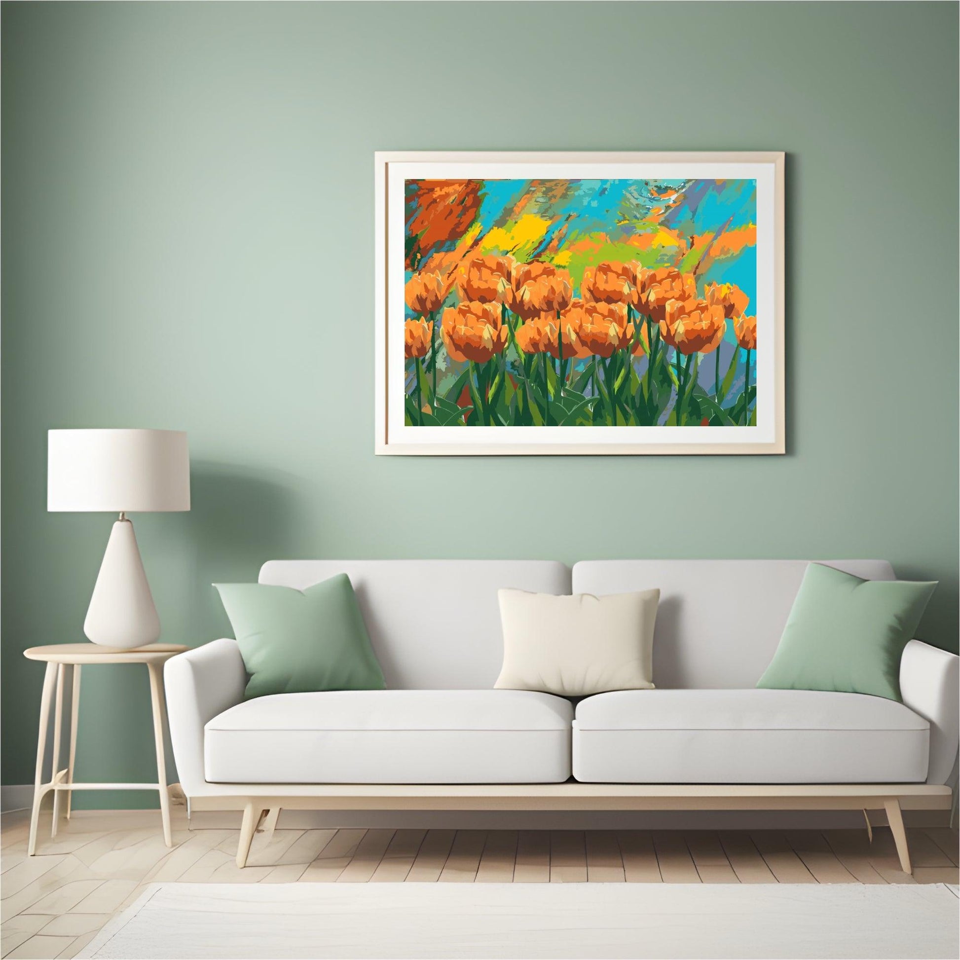 Diamond Painting - Geschilderde tulpen - SEOS Shop ®