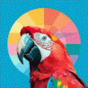 Mini Diamond Painting - Gevederde vrienden