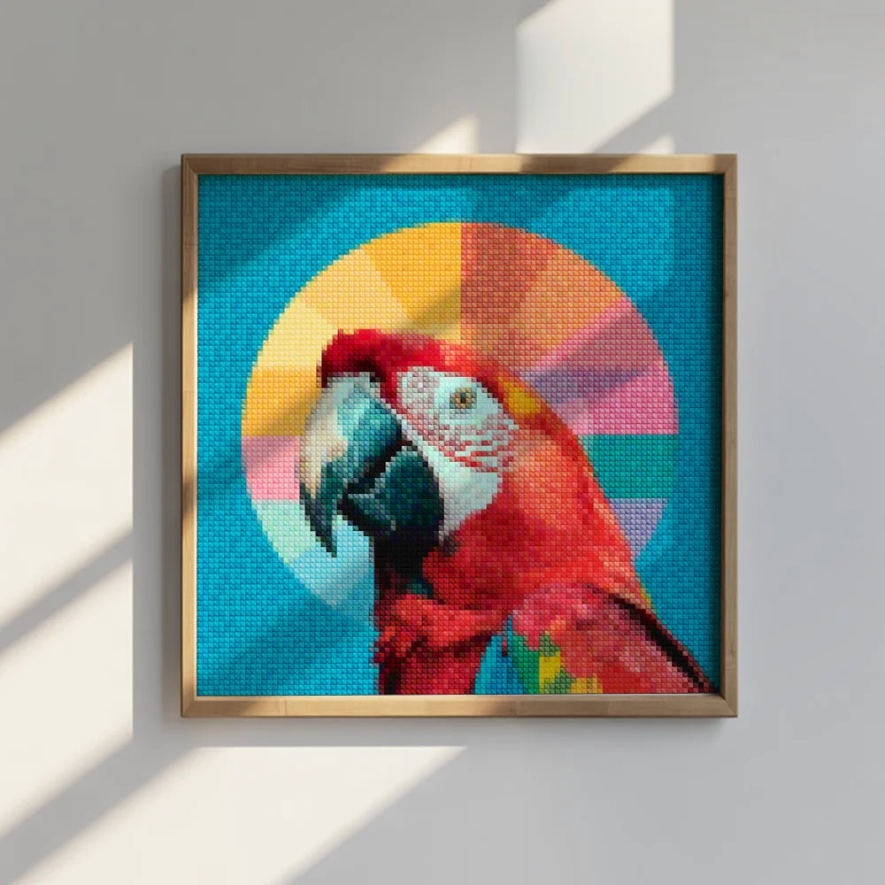 Mini Diamond Painting - Gevederde vrienden