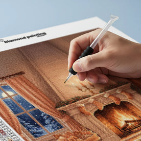 Diamond Painting - Gezellige Nederlandse woonkamer