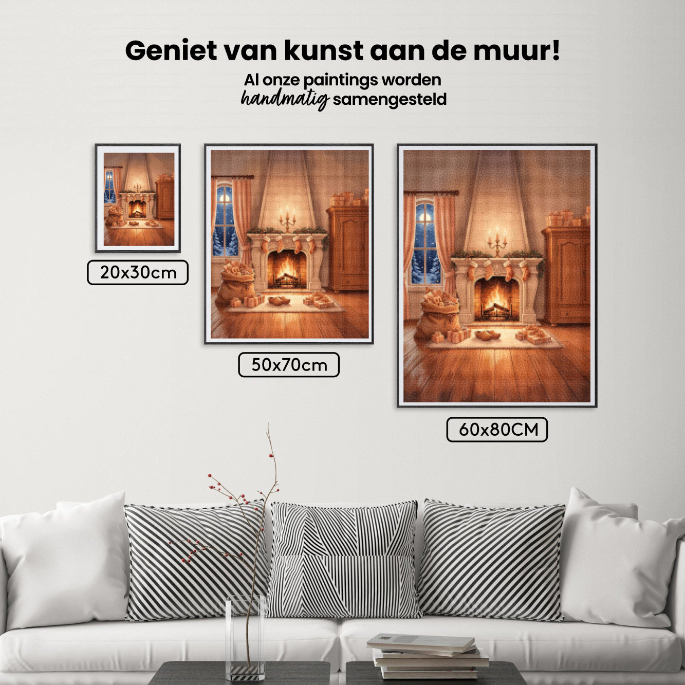 Diamond Painting - Gezellige Nederlandse woonkamer