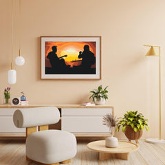 Diamond Painting - Gitaristen bij zonsondergang - SEOS Shop ®