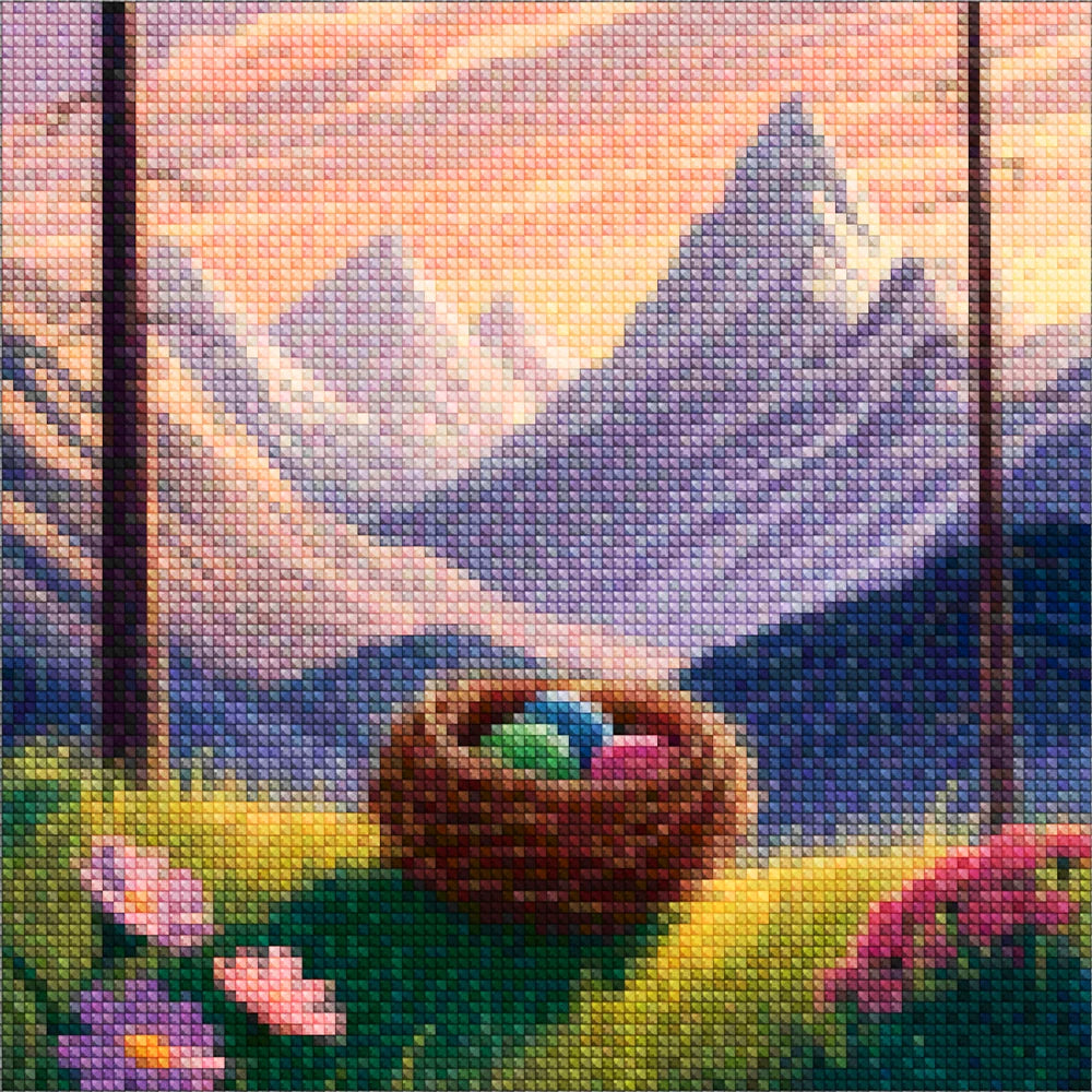 Mini Diamond Painting - Glinsternest