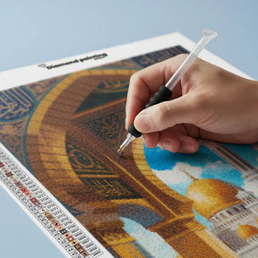 Diamond Painting - Gouden Bogen van Zayed