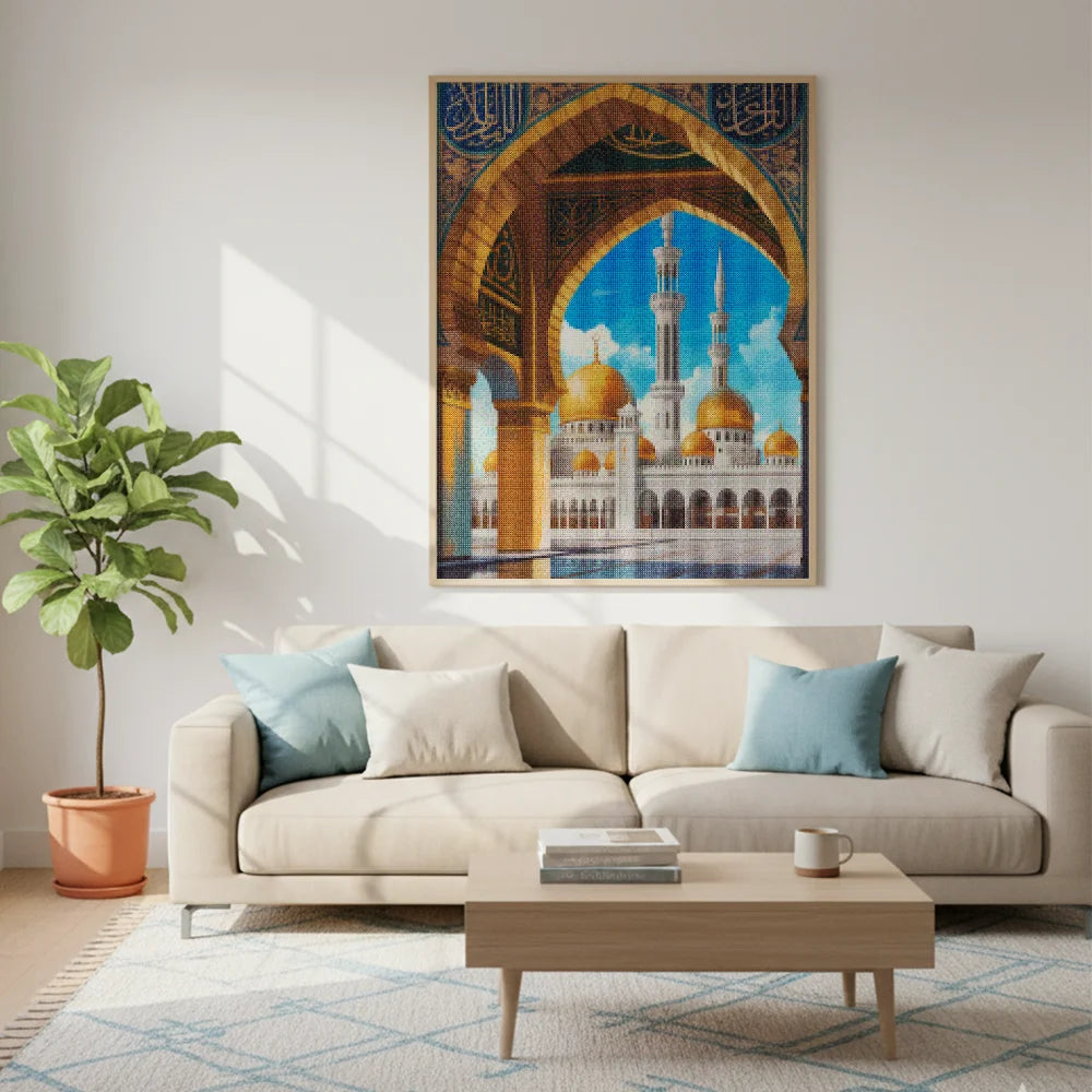 Diamond Painting - Gouden Bogen van Zayed