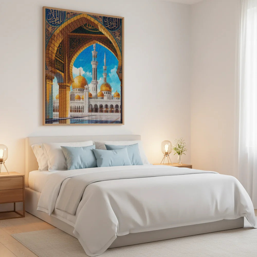 Diamond Painting - Gouden Bogen van Zayed