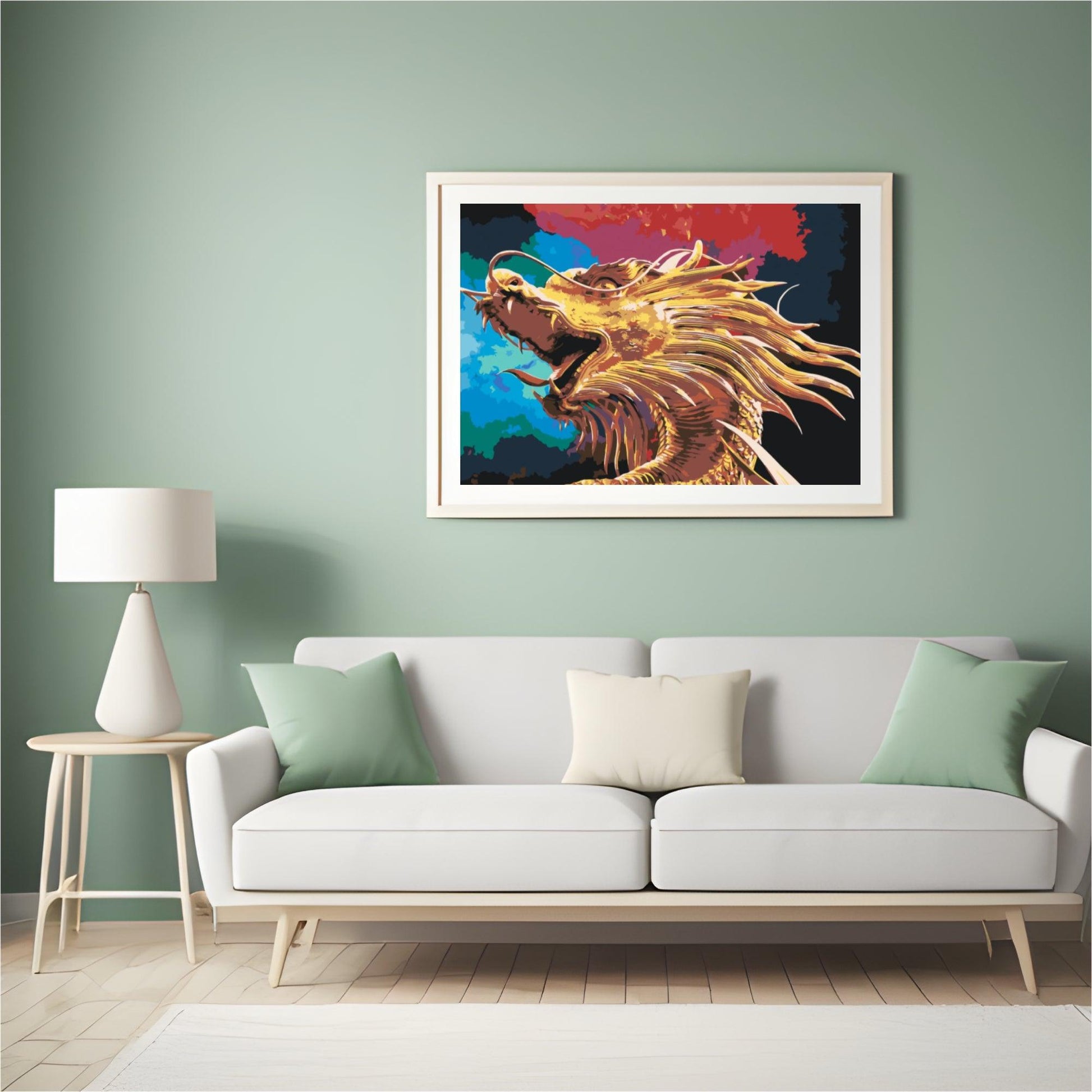 Diamond Painting - Gouden Draak - SEOS Shop ®