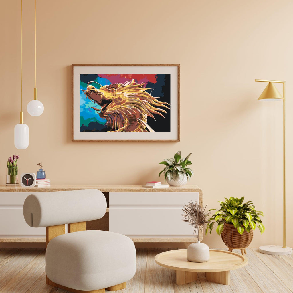 Diamond Painting - Gouden Draak - SEOS Shop ®