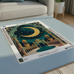 Diamond Painting - Gouden Halvemaanboog