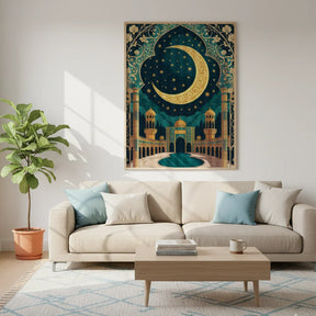 Diamond Painting - Gouden Halvemaanboog