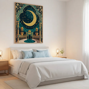 Diamond Painting - Gouden Halvemaanboog