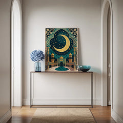 Diamond Painting - Gouden Halvemaanboog