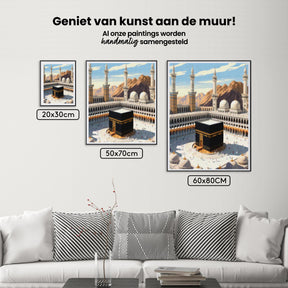 Diamond Painting - Gouden Licht Kaaba