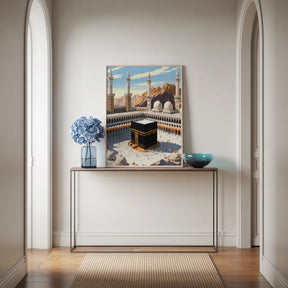 Diamond Painting - Gouden Licht Kaaba