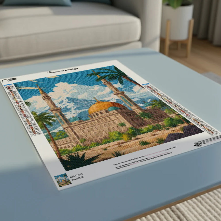 Diamond Painting - Gouden Oase Moskee