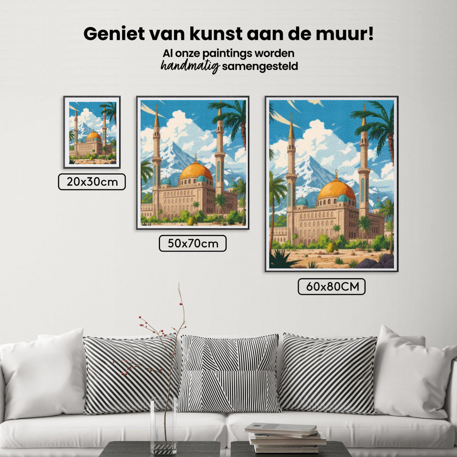 Diamond Painting - Gouden Oase Moskee