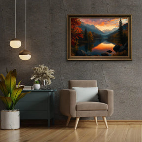 Diamond Painting -  Gouden zonsondergangmeer