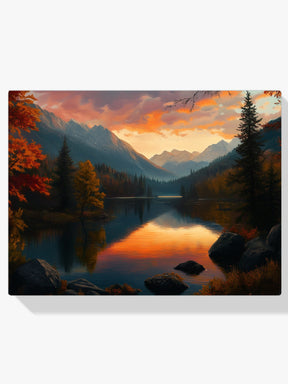 Diamond Painting -  Gouden zonsondergangmeer