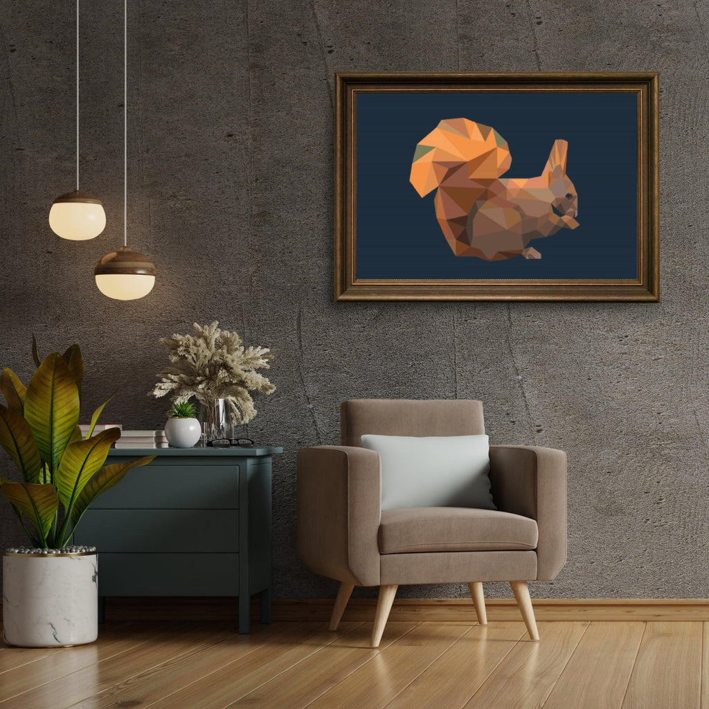 Diamond Painting - Grafische eekhoorn - SEOS Shop ®