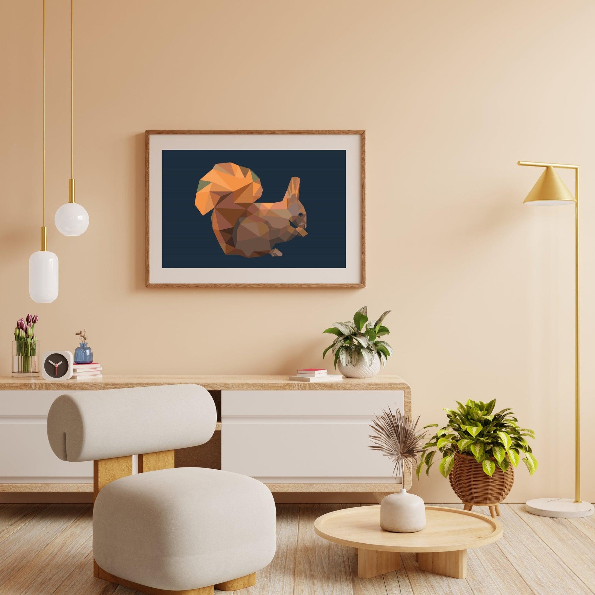 Diamond Painting - Grafische eekhoorn - SEOS Shop ®