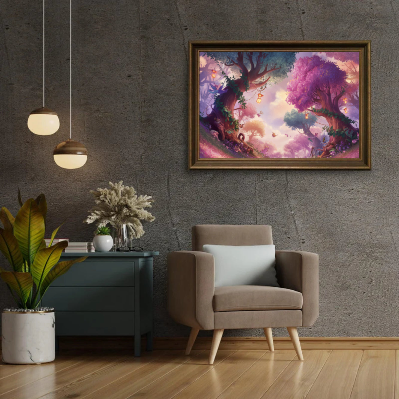 Diamond Painting -  Grillig Twilight Grove