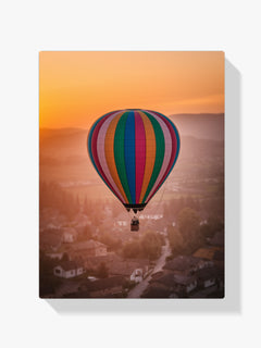Diamond Painting - Grillige heteluchtballonnen boven een dorp