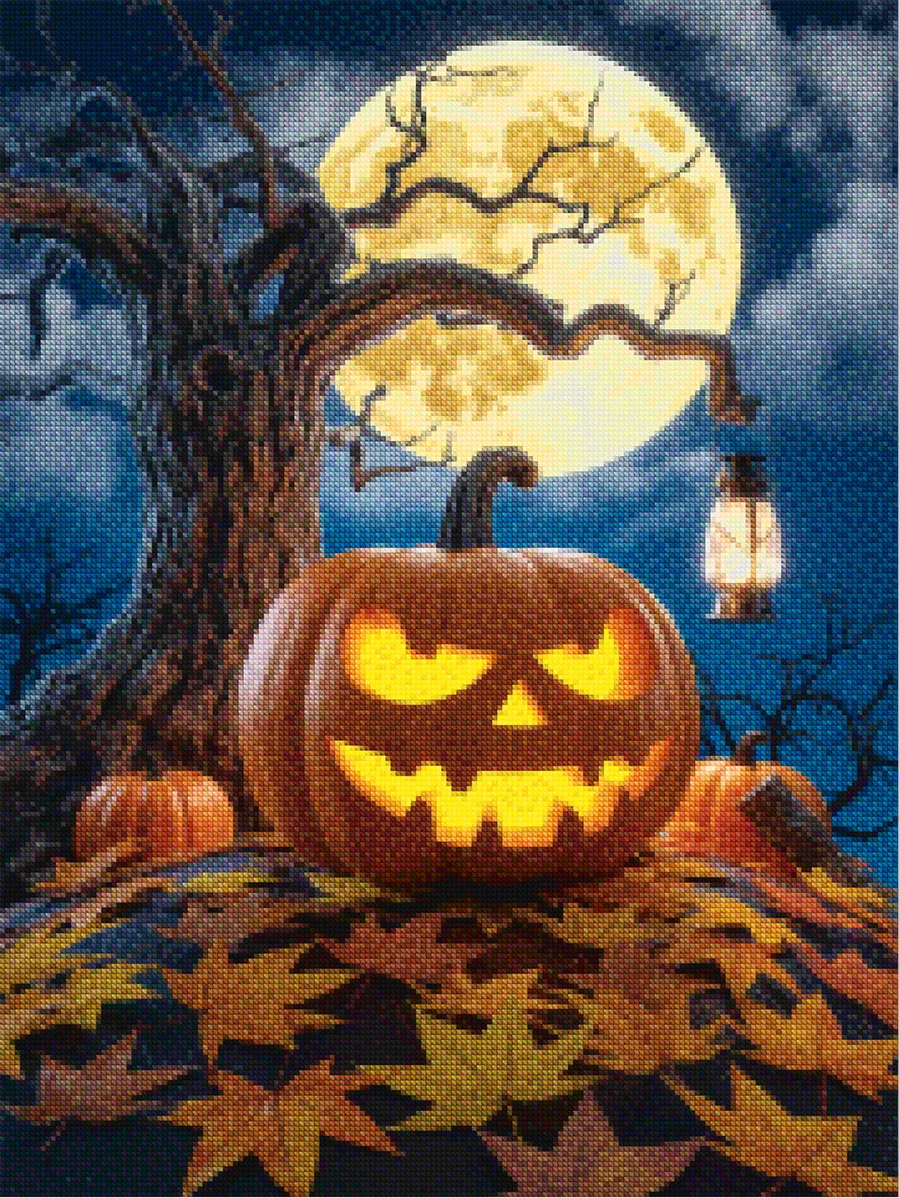 Diamond Painting - Halloween-pompoen