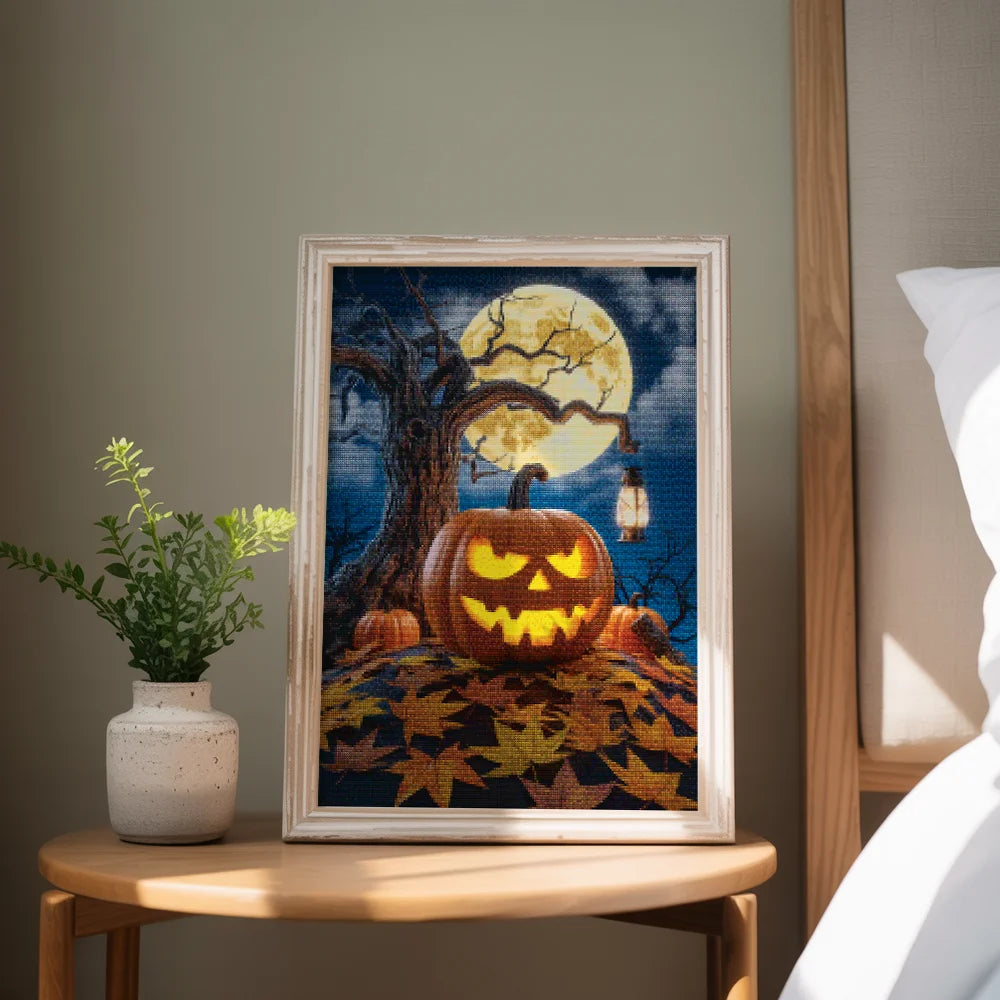 Diamond Painting - Halloween-pompoen