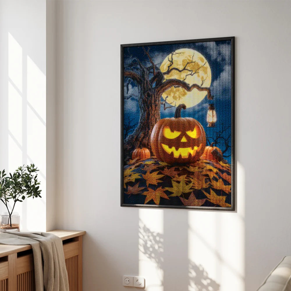 Diamond Painting - Halloween-pompoen