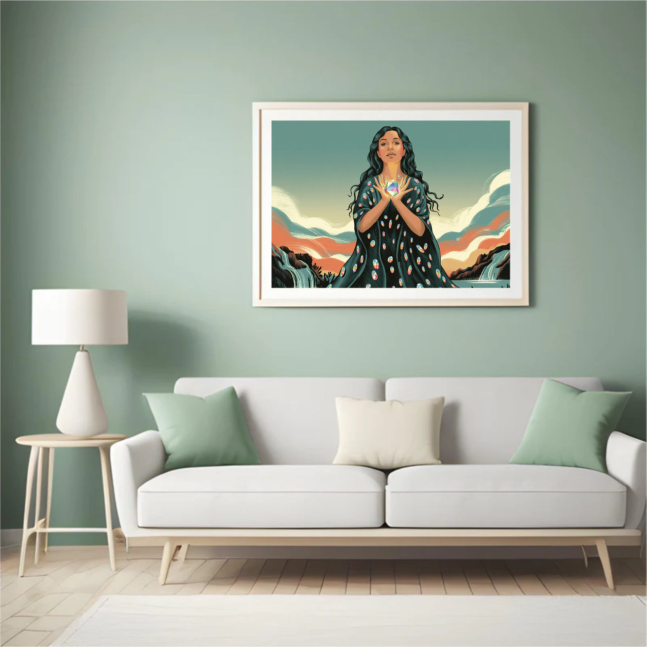 Diamond Painting - Hart in haar handen
