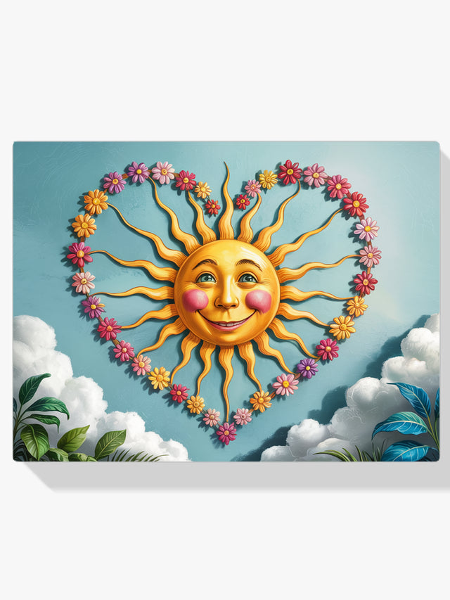 Diamond Painting - Hart van zonneschijn