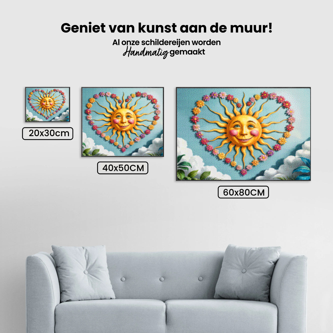 Diamond Painting - Hart van zonneschijn