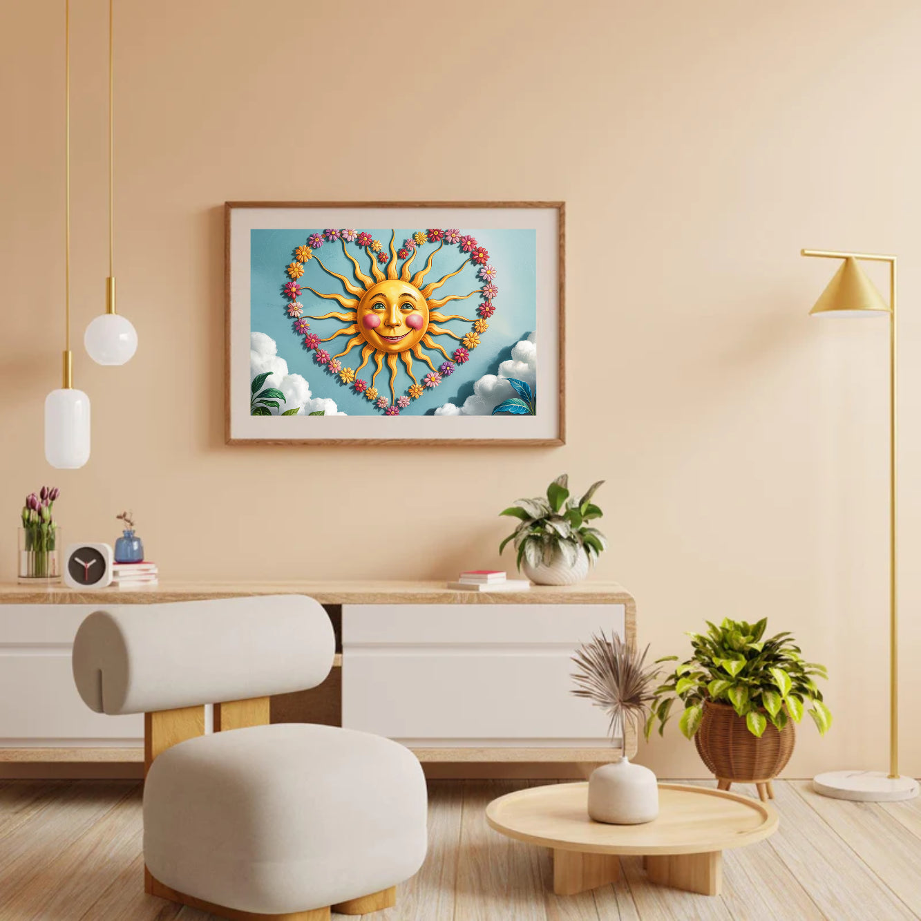 Diamond Painting - Hart van zonneschijn