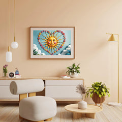 Diamond Painting - Hart van zonneschijn