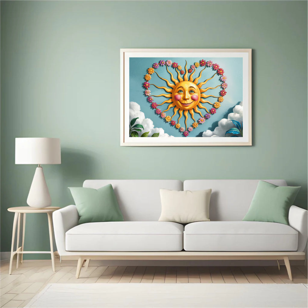 Diamond Painting - Hart van zonneschijn