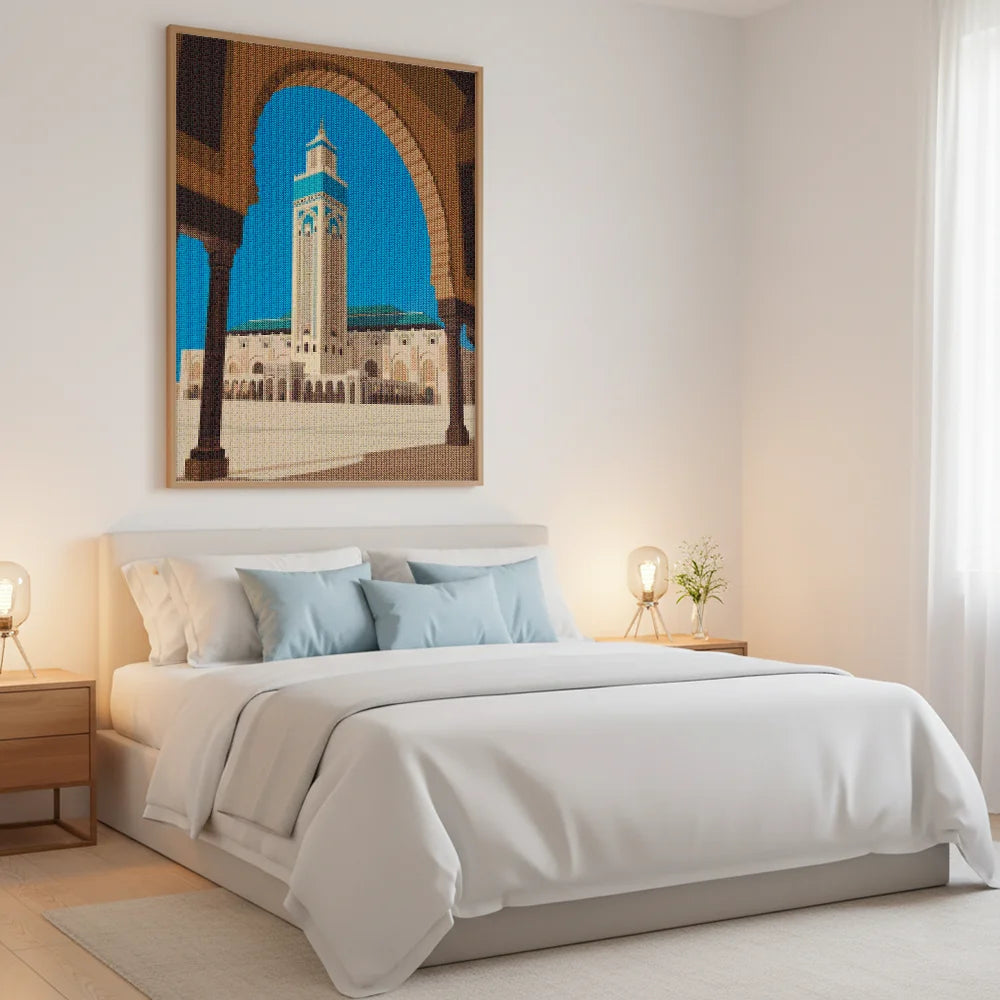 Diamond Painting - Hassan II-Moskee