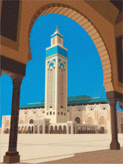 Diamond Painting - Hassan II-Moskee