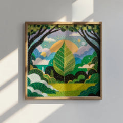 Mini Diamond Painting - Hemelblad