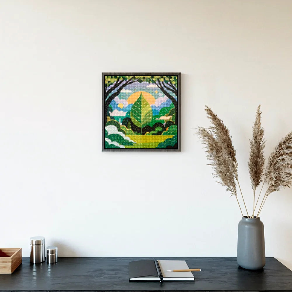 Mini Diamond Painting - Hemelblad