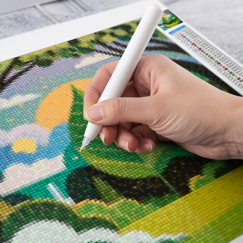 Mini Diamond Painting - Hemelblad