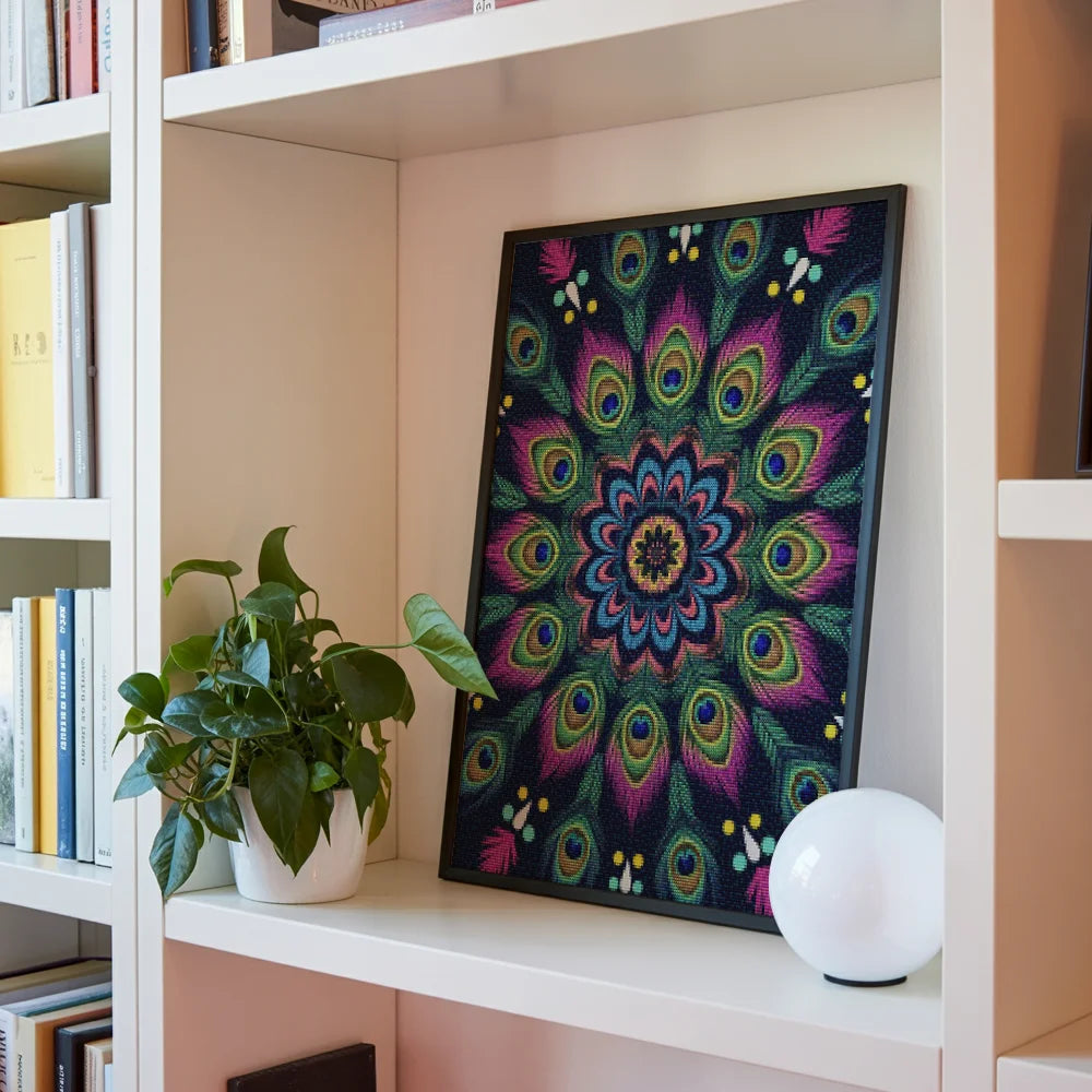 Diamond Painting - Hemelse Pauw Mandala