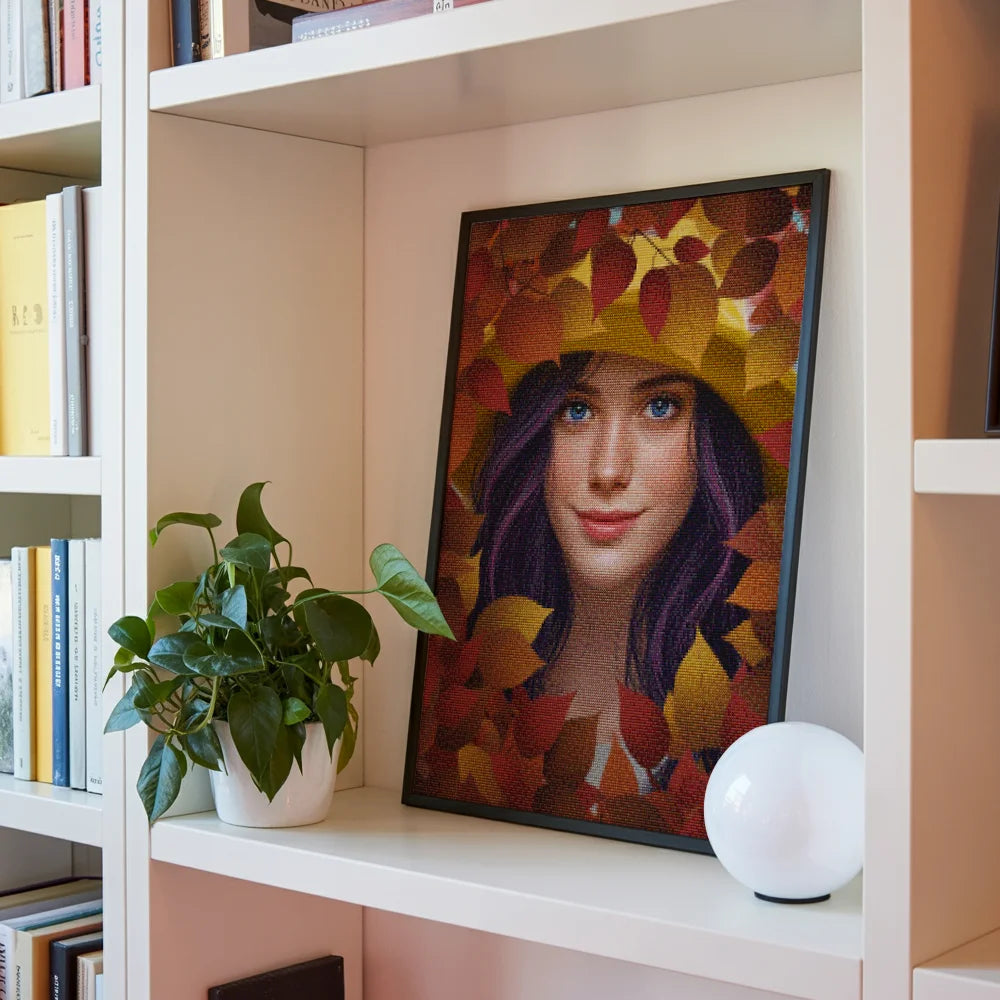 Diamond Painting - Herfstelegantie - Bloemenvrouwen