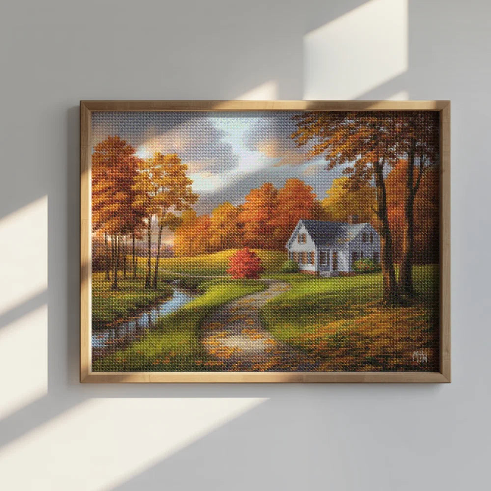 Diamond Painting - Herfstretraite