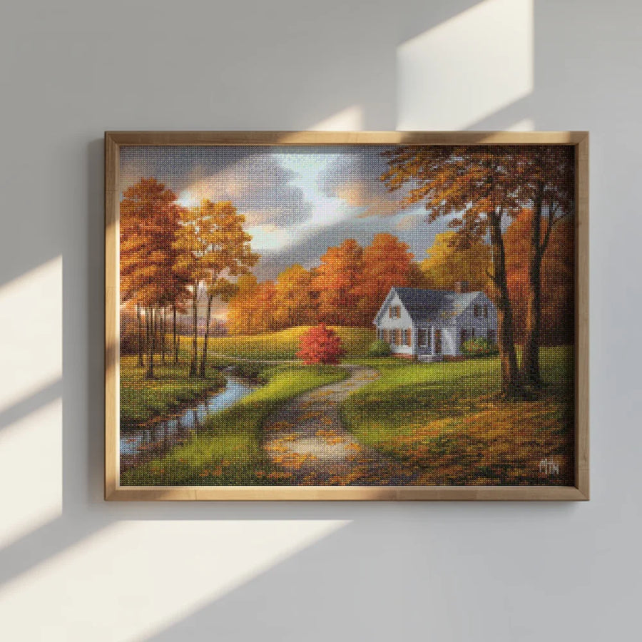 Diamond Painting - Herfstretraite